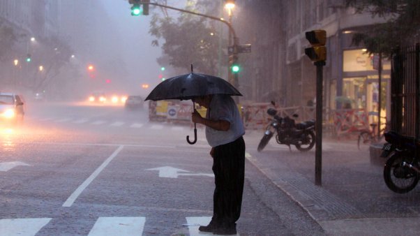 Alertan por tormentas para el Sur de Córdoba.
