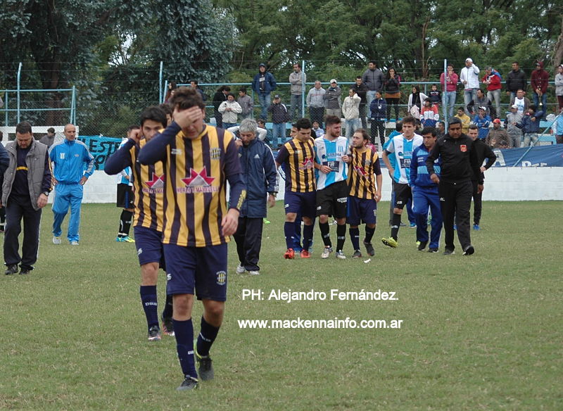 Dramático final del partido entre San Martín y Atlético Adelia María.