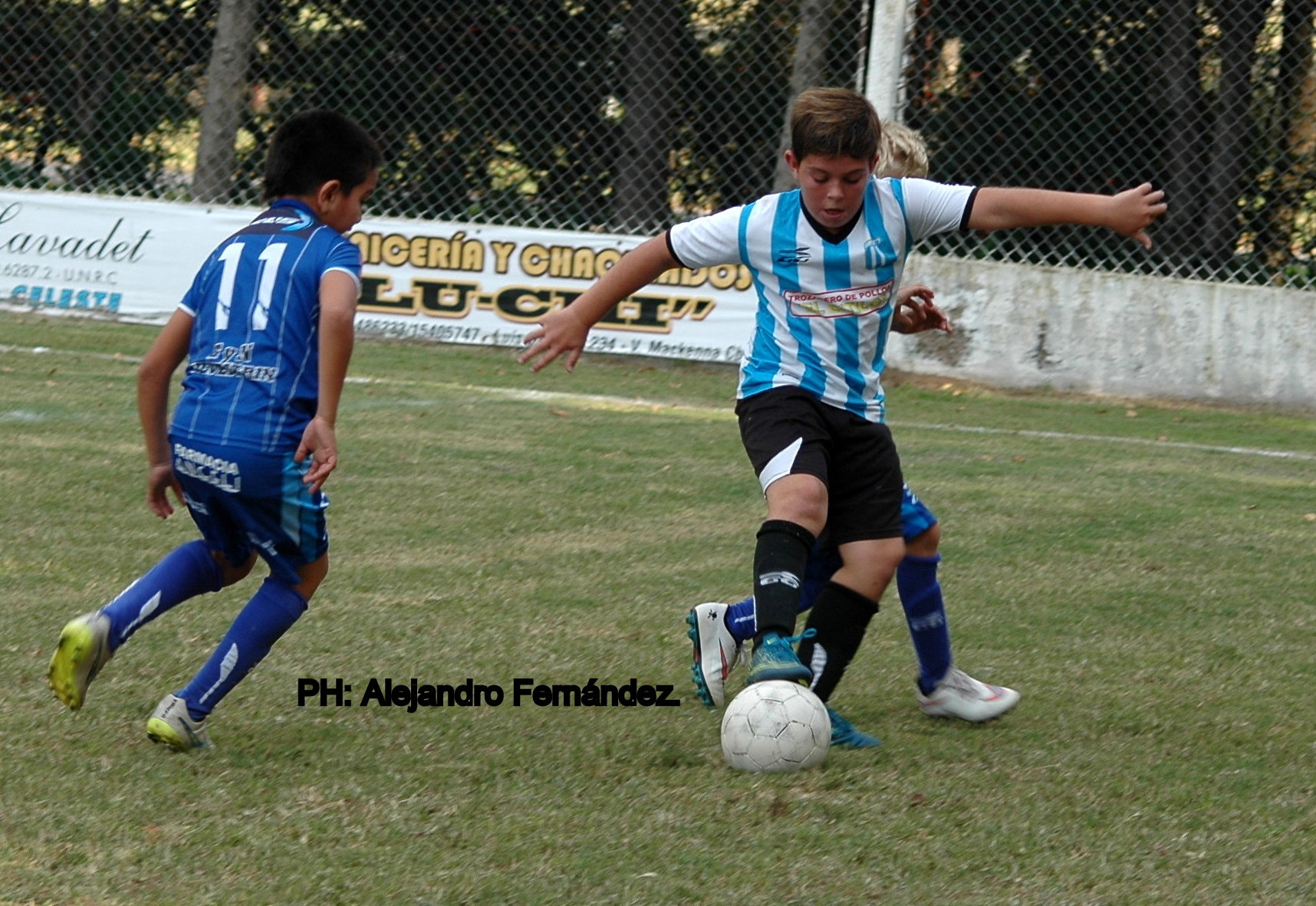 Choque de punteros en el Parque Centenario.