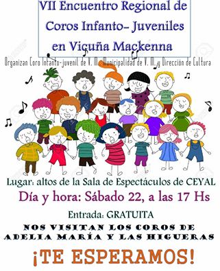 Encuentro Infanto Juvenil de Coros en Vicuña Mackenna. Encuentro Infanto Juvenil de Coros en Vicuña Mackenna.