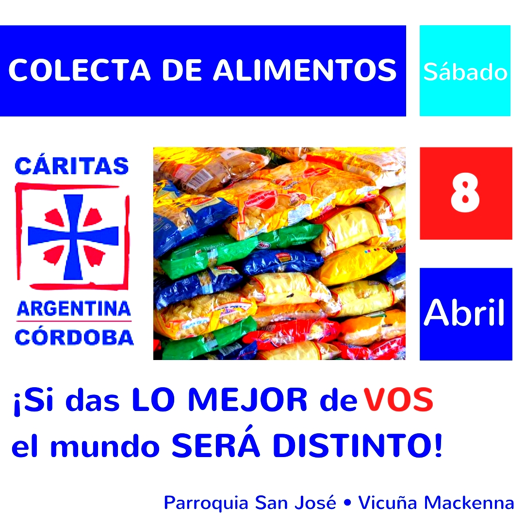 Colecta de Alimentos para Cáritas.