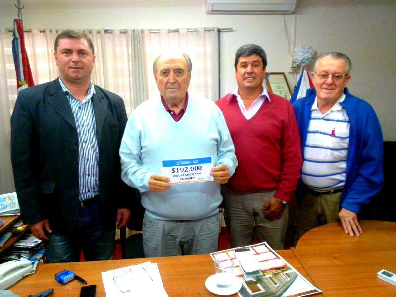 El Municipio de Mackenna recibió aportes para refaccionar la Comisaría.
