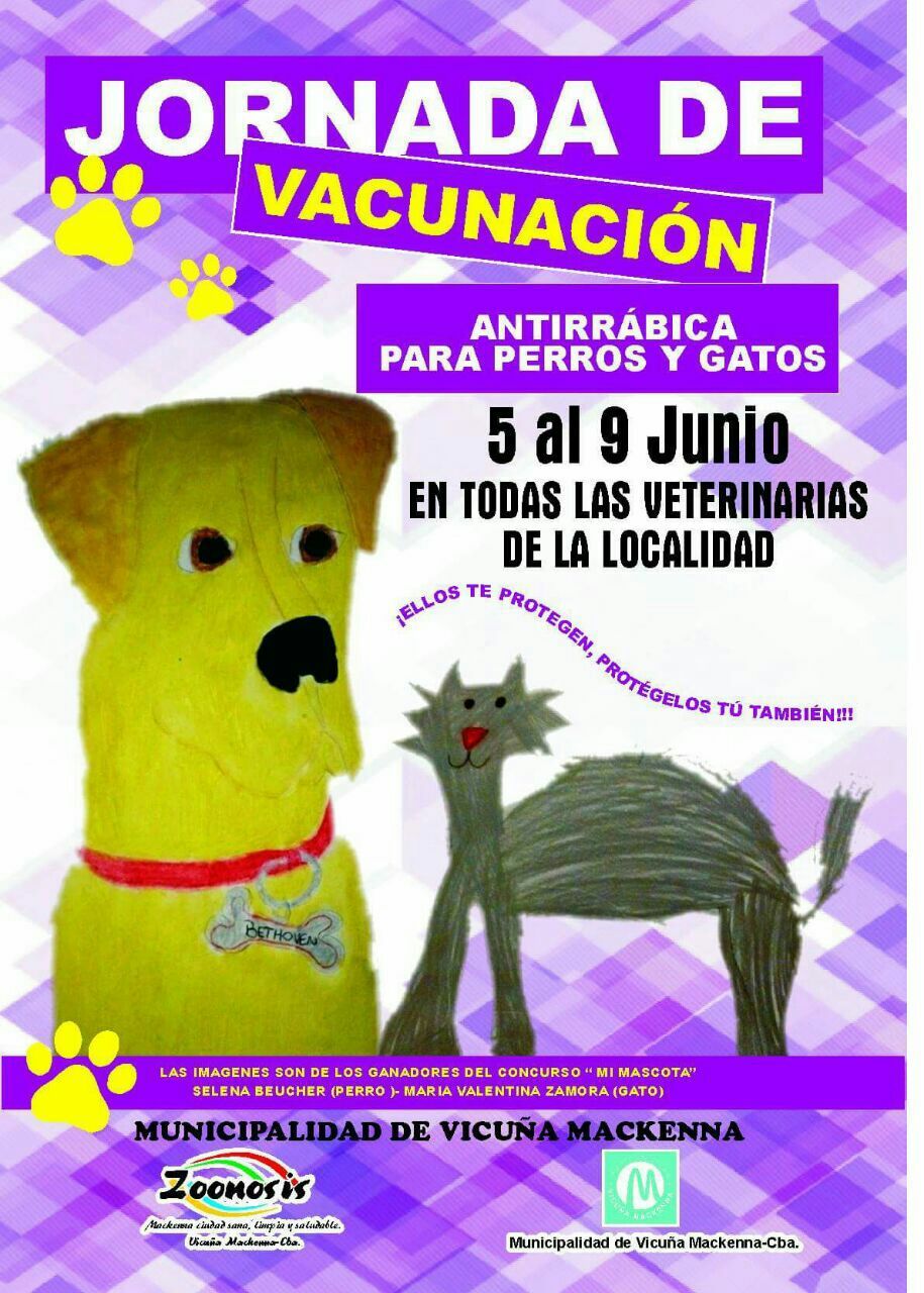 Campaña Antirrábica para perros y gatos.