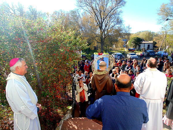 Paunero festejó sus Patronales con la presencia del Obispo Adolfo Uriona.