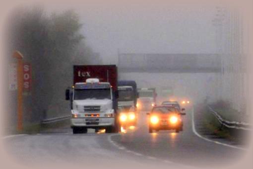 Datos a tener en cuenta por los conductores, los días con niebla,