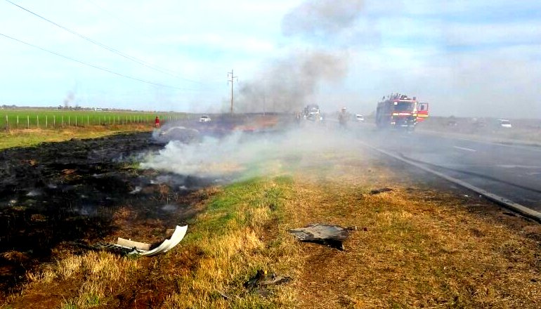 Grave accidente sobre Ruta 35, en cercanías de Mackenna.
