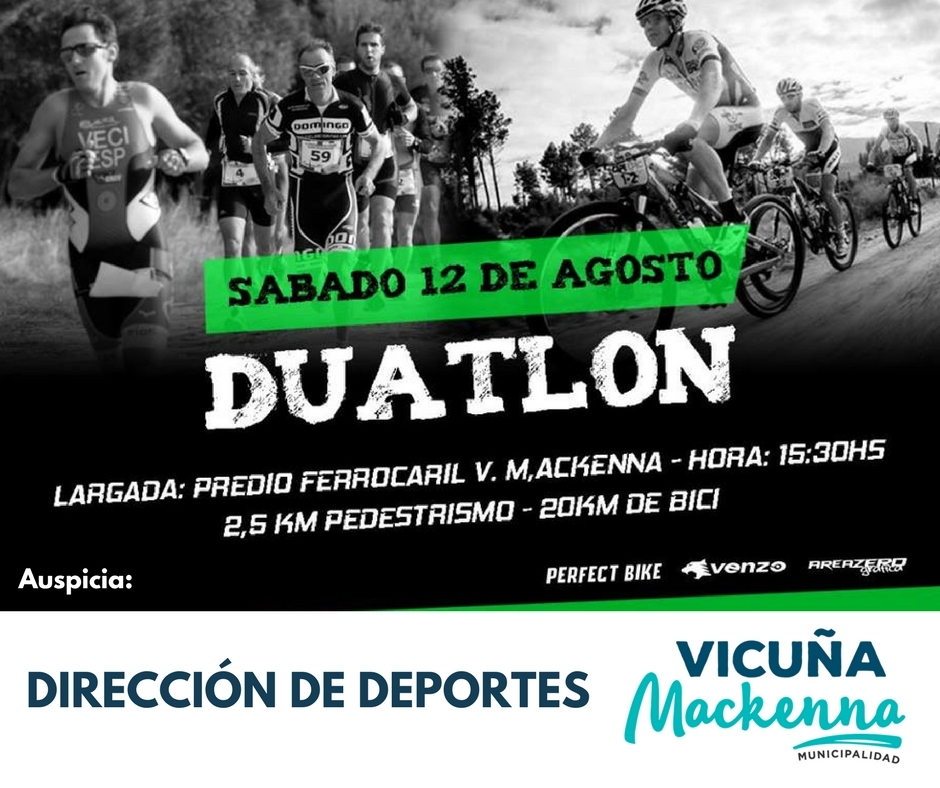 Este Sábado se correrá en Mackenna la 5º Fecha del Duatlón Regional.
