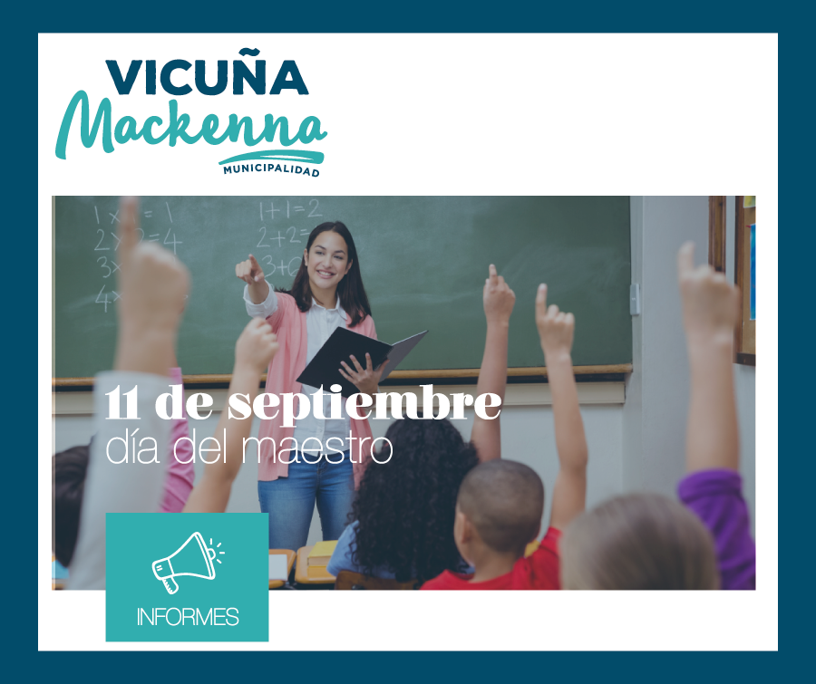 11 de Septiembre Día del Maestro.