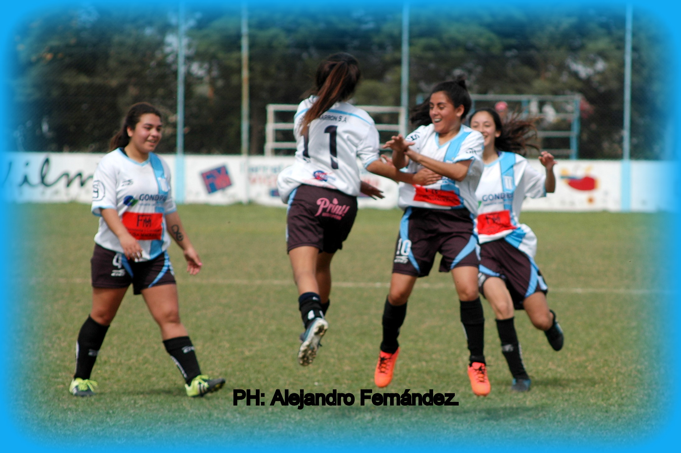 Las Barbies Celestes, Ganaron, Golearon y Gustaron.