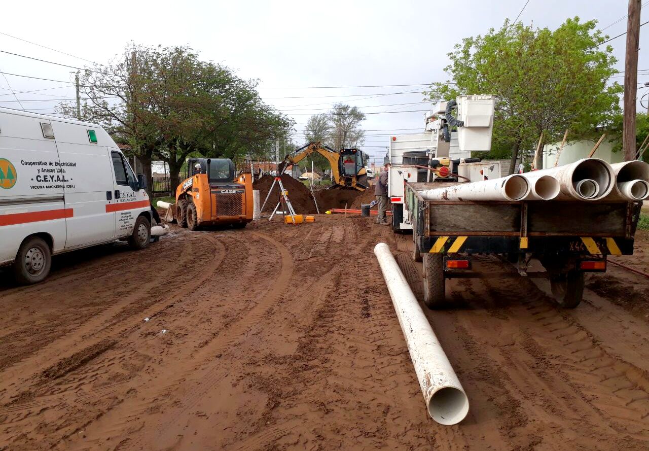 Continúan a buen ritmo las distintas obras que se están realizando en Mackenna.