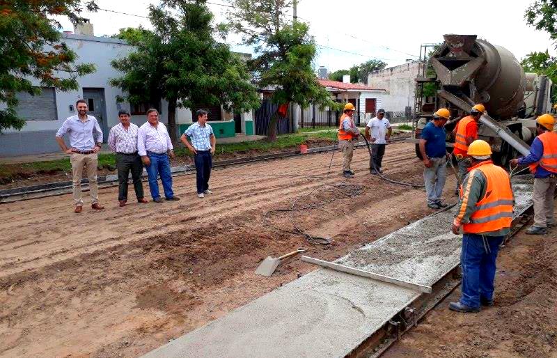 Funcionarios municipales recorrieron obras públicas