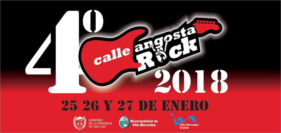 Se viene la Cuarta Edición de La Calle Angosta Rock