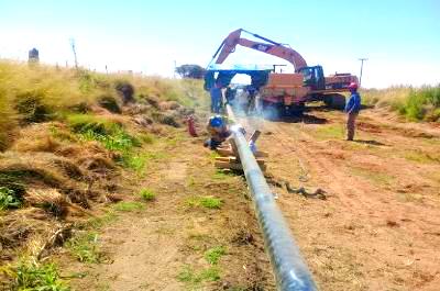 Gasoductos: empezaron las obras en el tramo Mattaldi-Nicolás Bruzzone