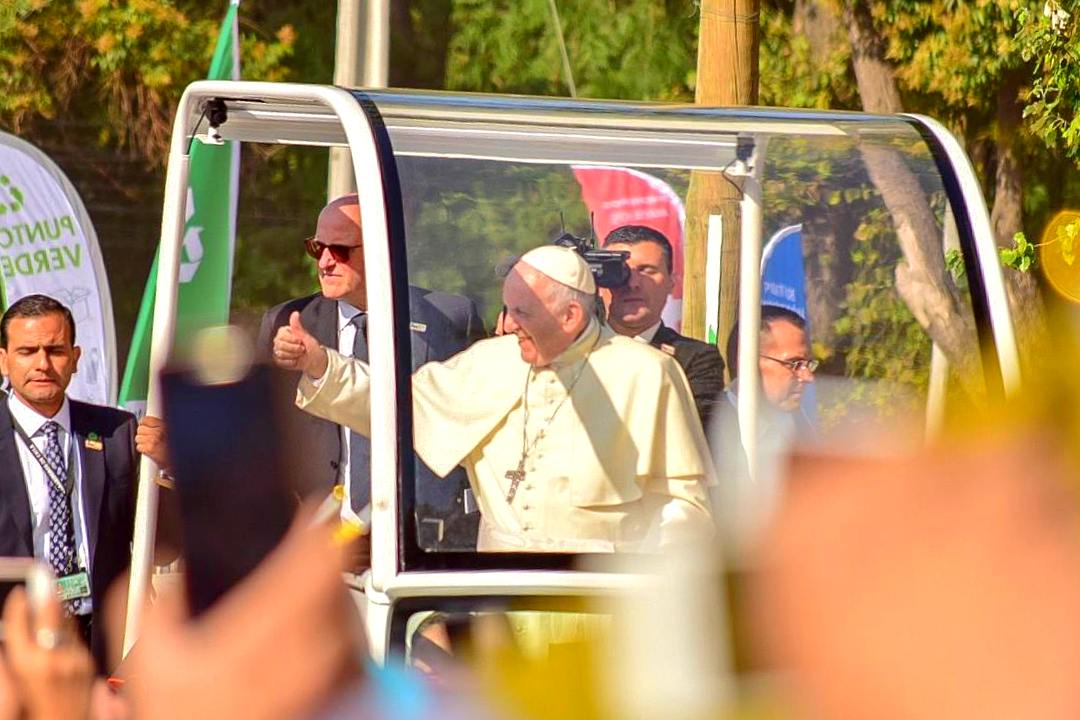 Fieles de Mackenna fueron a Chile a ver al Papa