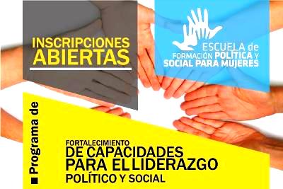 Empoderamiento político y social de mujeres: inicia nuevo curso