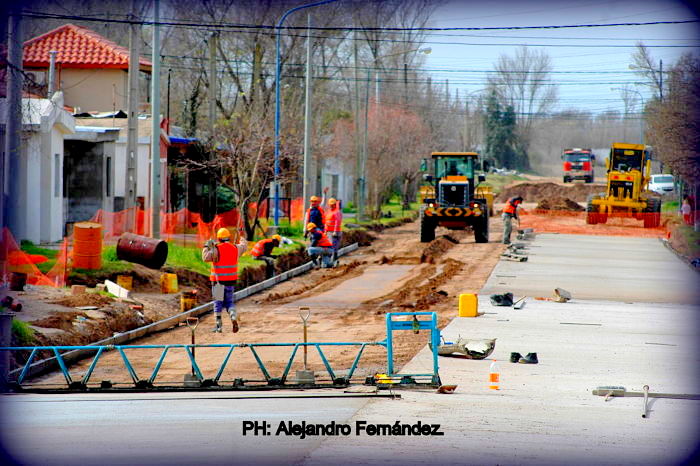 Continúan las obras con fondos provenientes de la Provincia