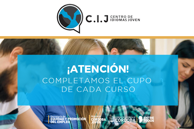 Se completaron los cupos para cursos de idiomas