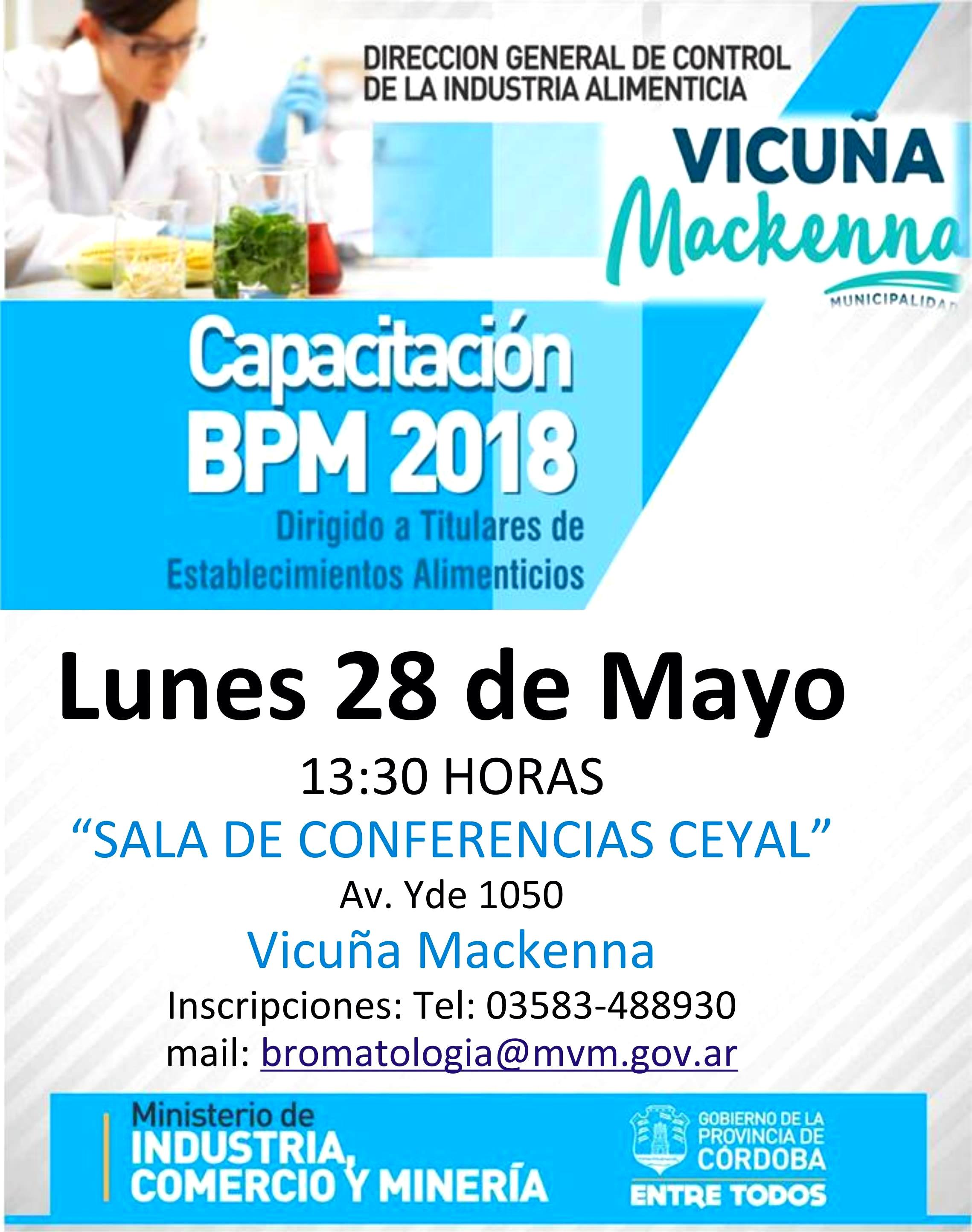 Capacitación de Buenas Prácticas de Manufactura 2018