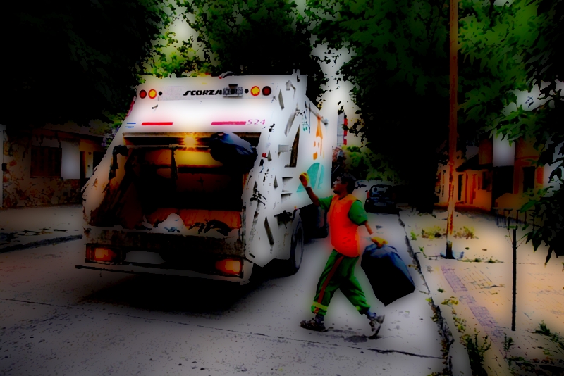 Recolección de residuos, fin de semana largo