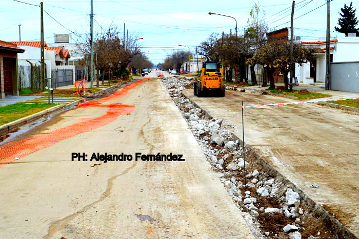 La obra de cloacas llegó al centro