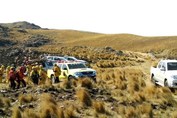 Continúa alto el riesgo de incendio en toda la provincia