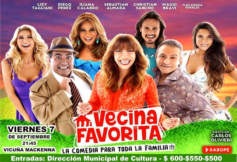 La exitosa comedia Mi Vecina Favorita se presentará en Mackenna