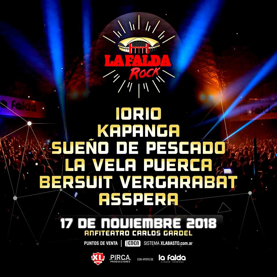 La Falda Rock 2018: Confirman parte de la grilla del Mega  Festival