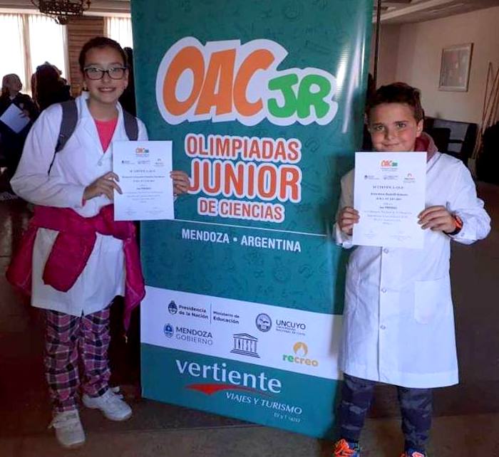 Dos alumnos locales fueron premiados a nivel nacional