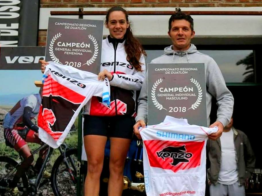 La atleta Gabriela Carena se consagró Campeona del Duatlón Regional 2018