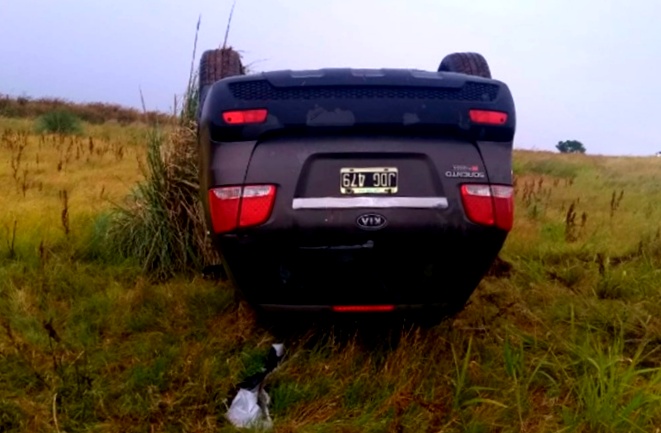 Dos personas heridas en un accidente cerca de Mackenna