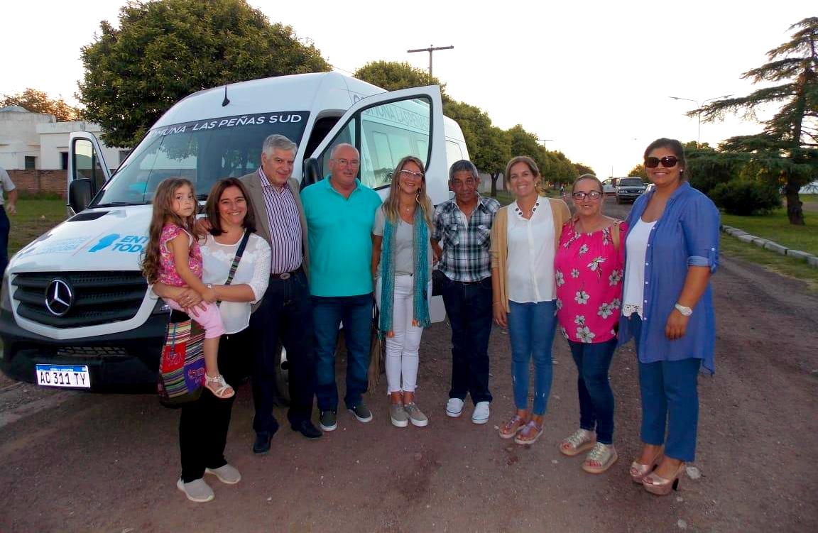 Las Peñas Sud ya cuenta con nuevo transporte escolar