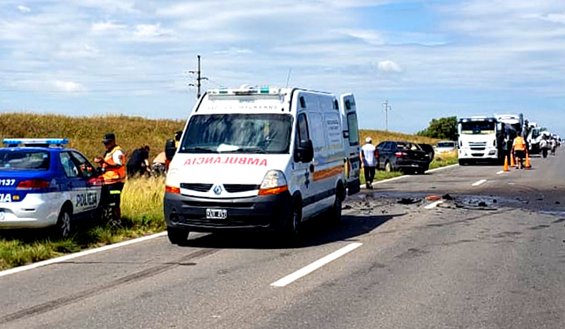 Fatal accidente sobre ruta 35, en cercanías de Mackenna