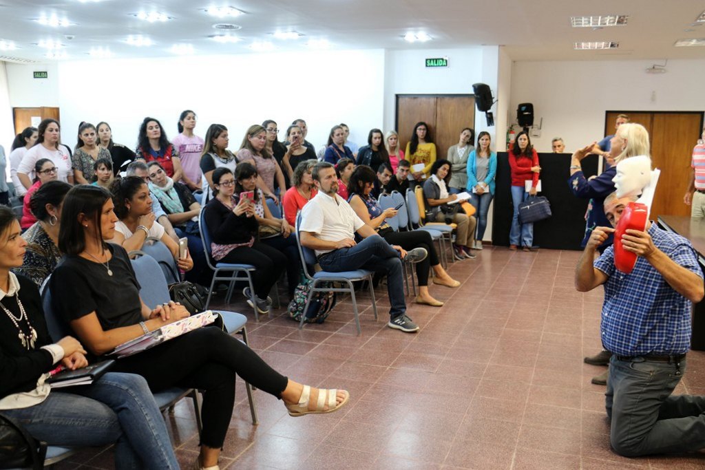 Docentes del sur provincial se capacitaron en técnicas de RCP