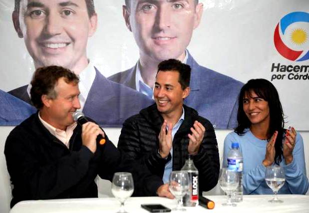 Manuel Calvo acompañó al candidato de Hacemos por Córdoba a la intendencia de Levalle