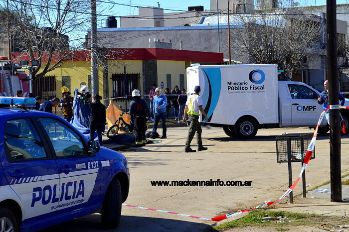 Accidente fatal en el centro de Mackenna