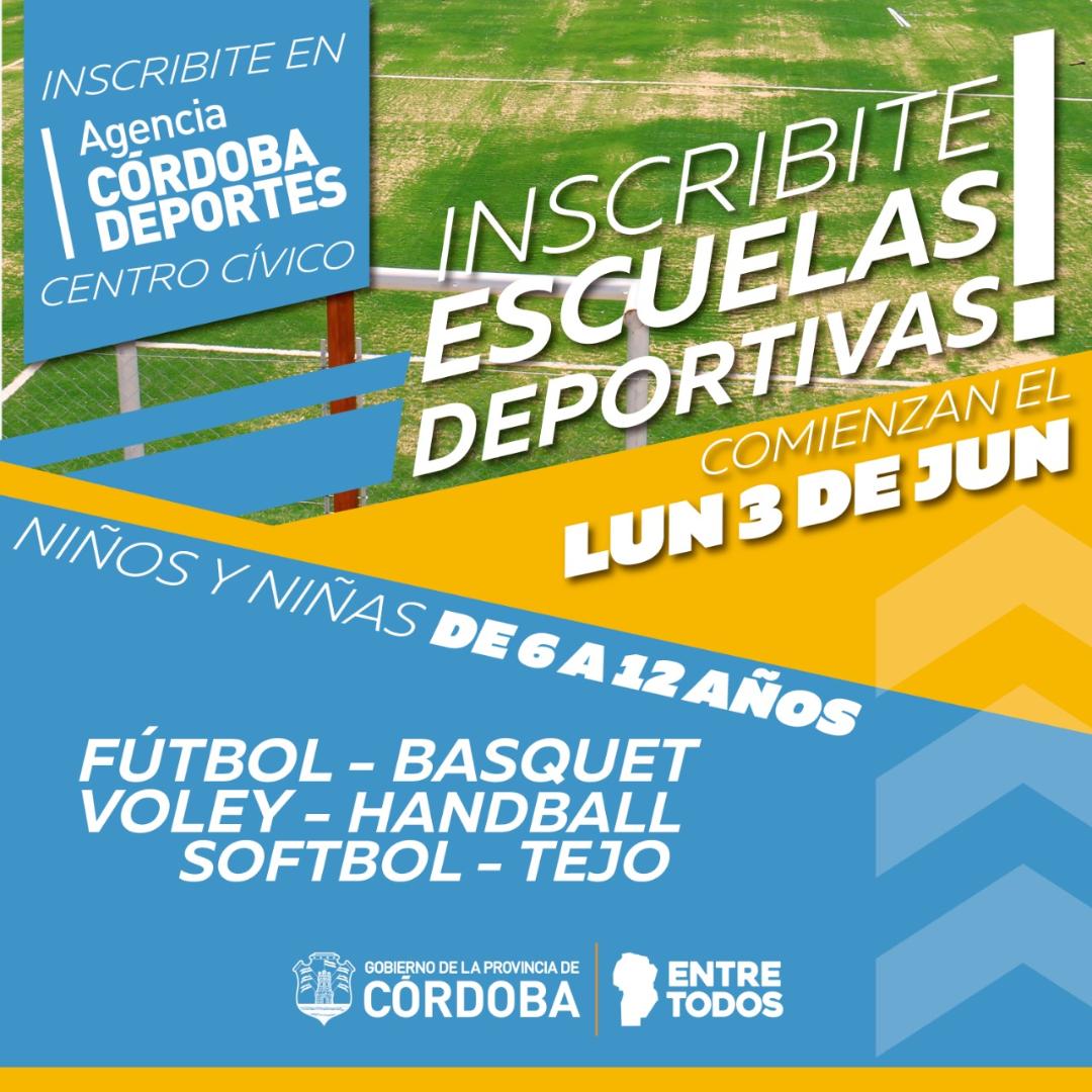 Se vienen las Escuelas Deportivas Gratuitas en Río Cuarto