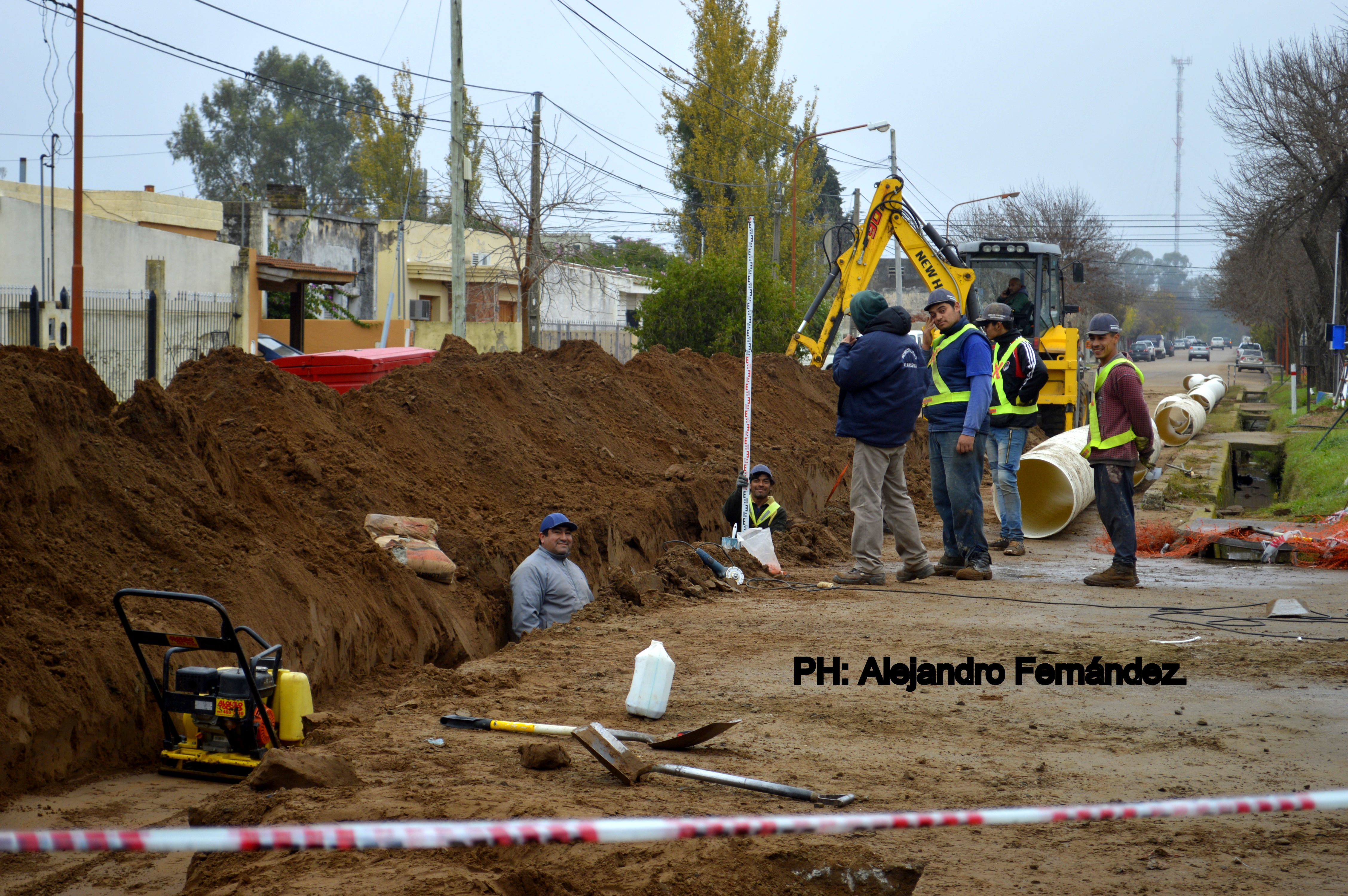Finaliza la obra de desagües pluviales