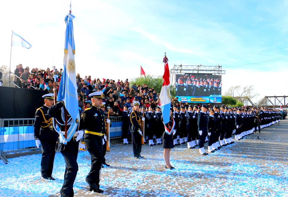 Gran festejo del Día de la Bandera en Río Cuarto