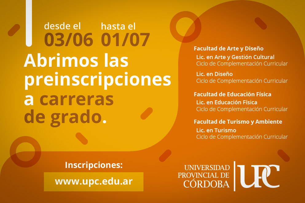 El 1 de julio finalizan las inscripciones para la Universidad Provincial