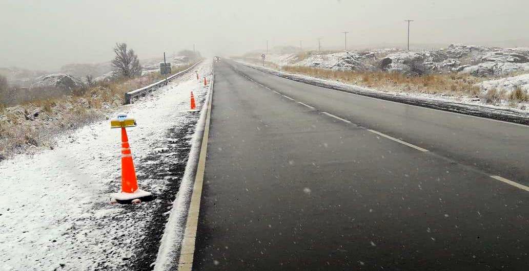 Por hielo, está cerrado el Camino de las Altas Cumbres