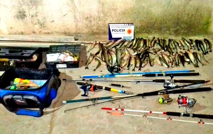 Detienen en Mackenna a cuatro pescadores furtivos