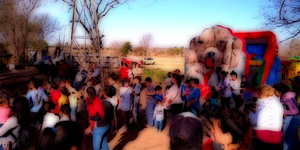 En los barrios y en Pueyrredón también festejaron los niños