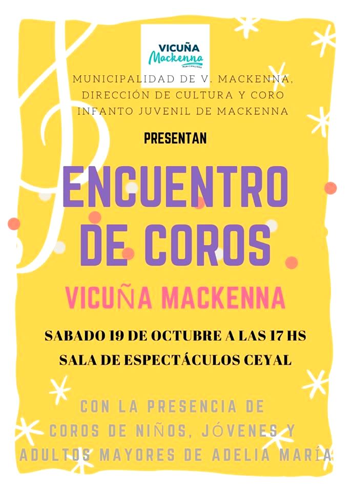 Encuentro de Coros Infanto Juvenil en Mackenna