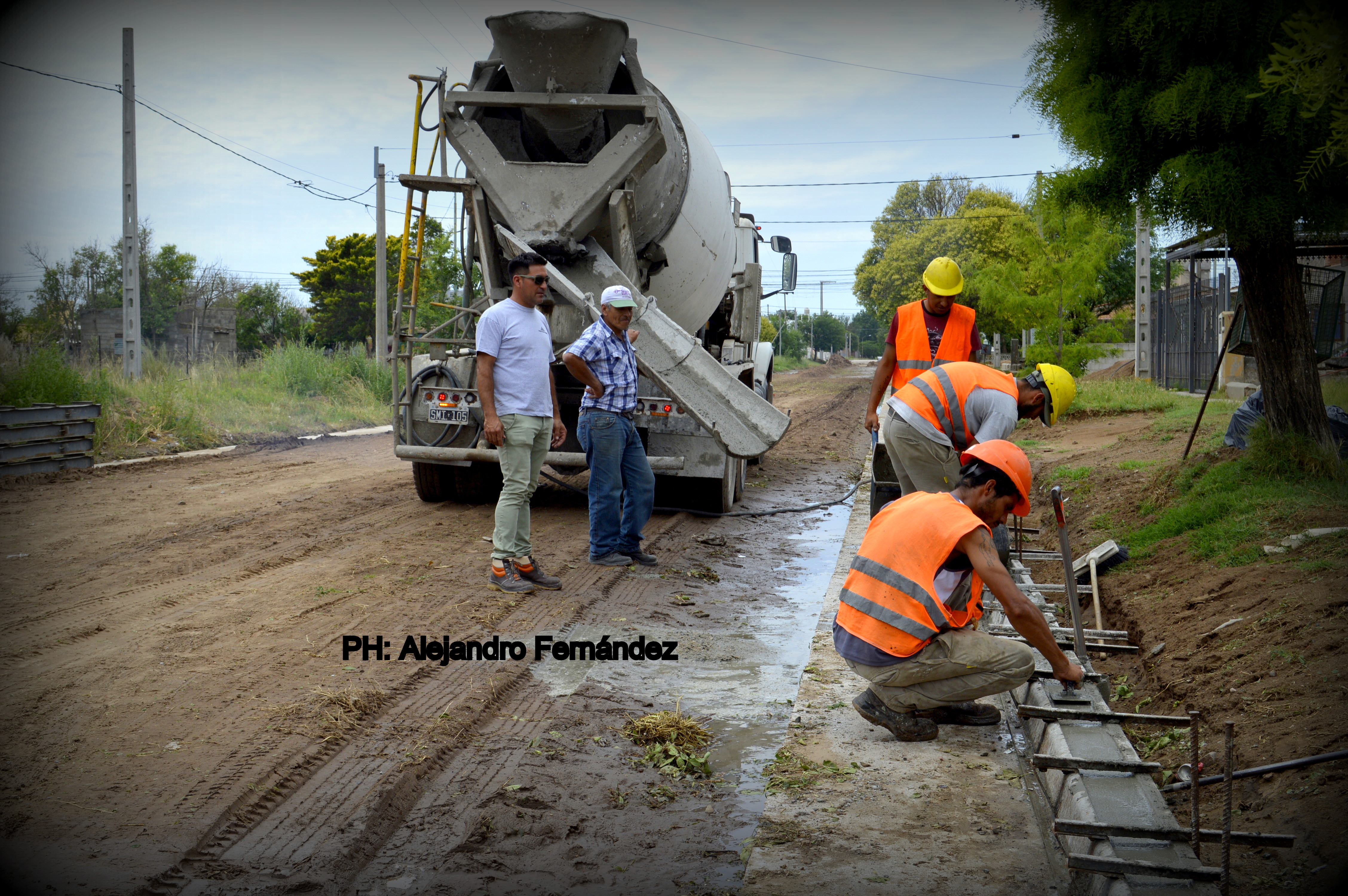 La obra pública en Mackenna no se detiene
