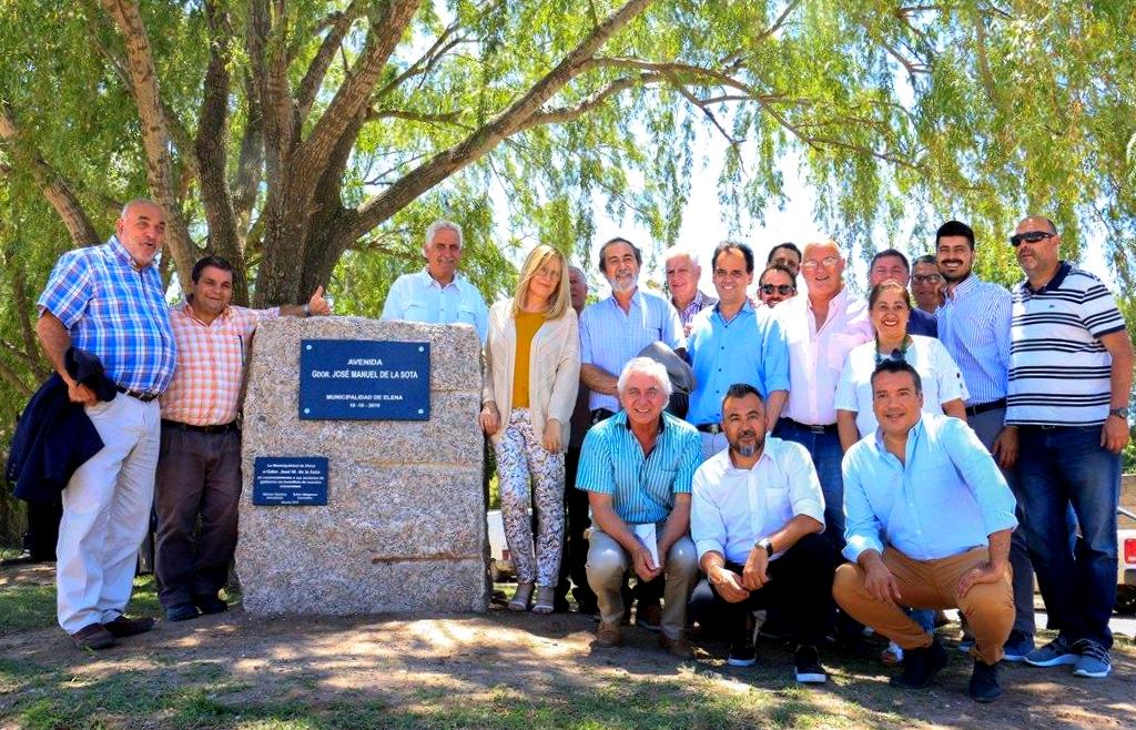 Elena: se habilitó la avenida de acceso “Gobernador  José Manuel De la Sota”