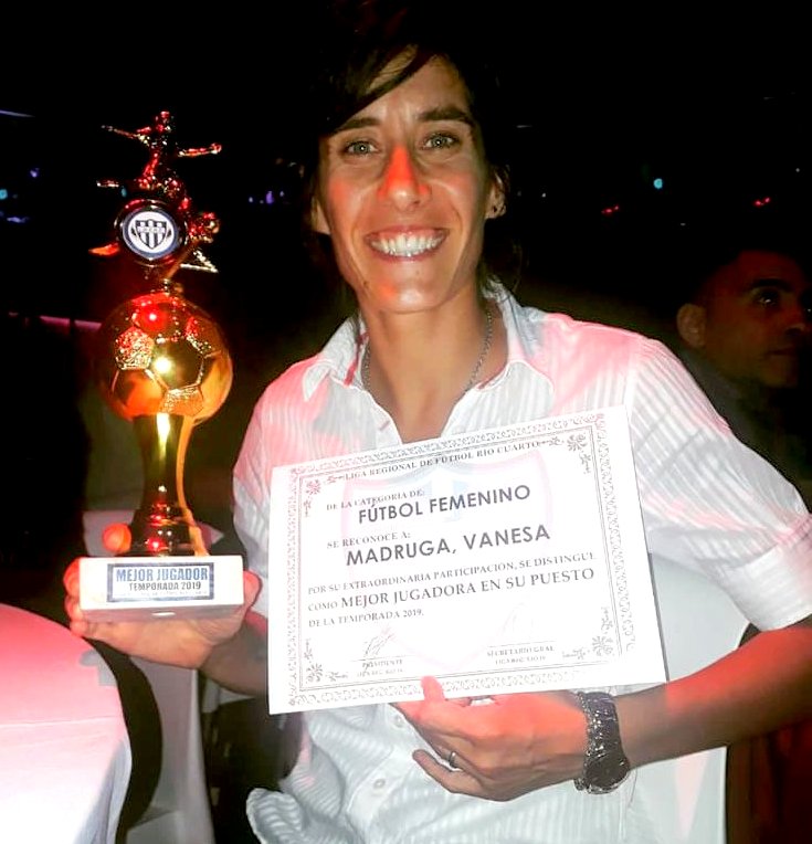 La jugadora de San Martín Vanesa Madruga fue elegida como la Mejor de la temporada 2019