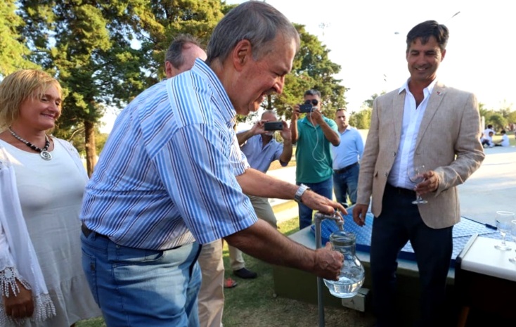 Schiaretti inauguró la nueva planta potabilizadora en Chaján