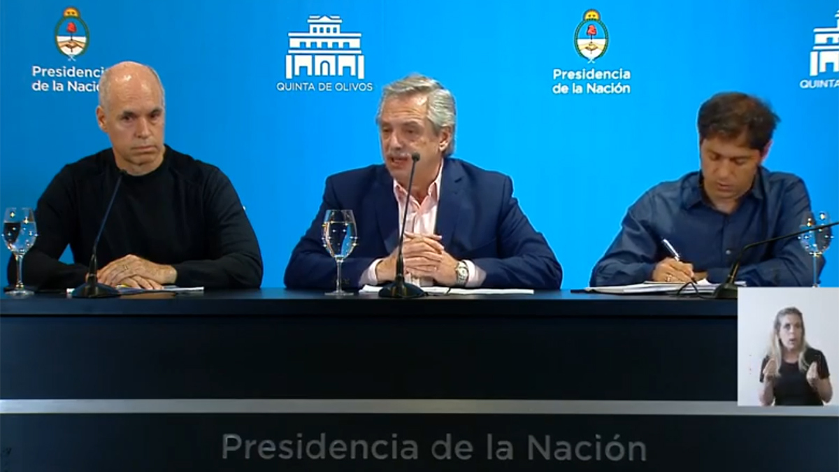 Coronavirus: El Presidente anunció la suspensión de las clases hasta el 31 de marzo