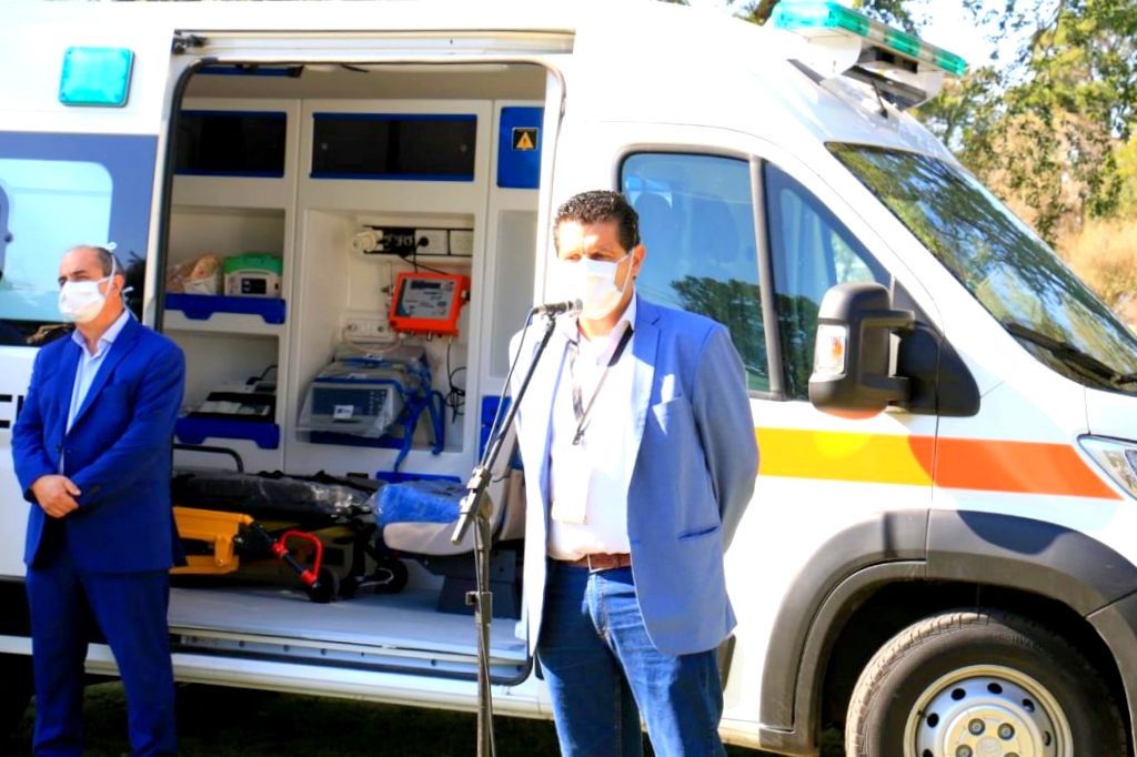 La Provincia entregó una ambulancia de alta complejidad a Laboulaye