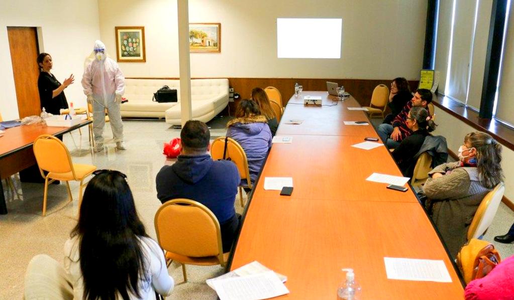 CORONAVIRUS: COE Río Cuarto; Se capacitó a voluntarios para los centros de aislamiento